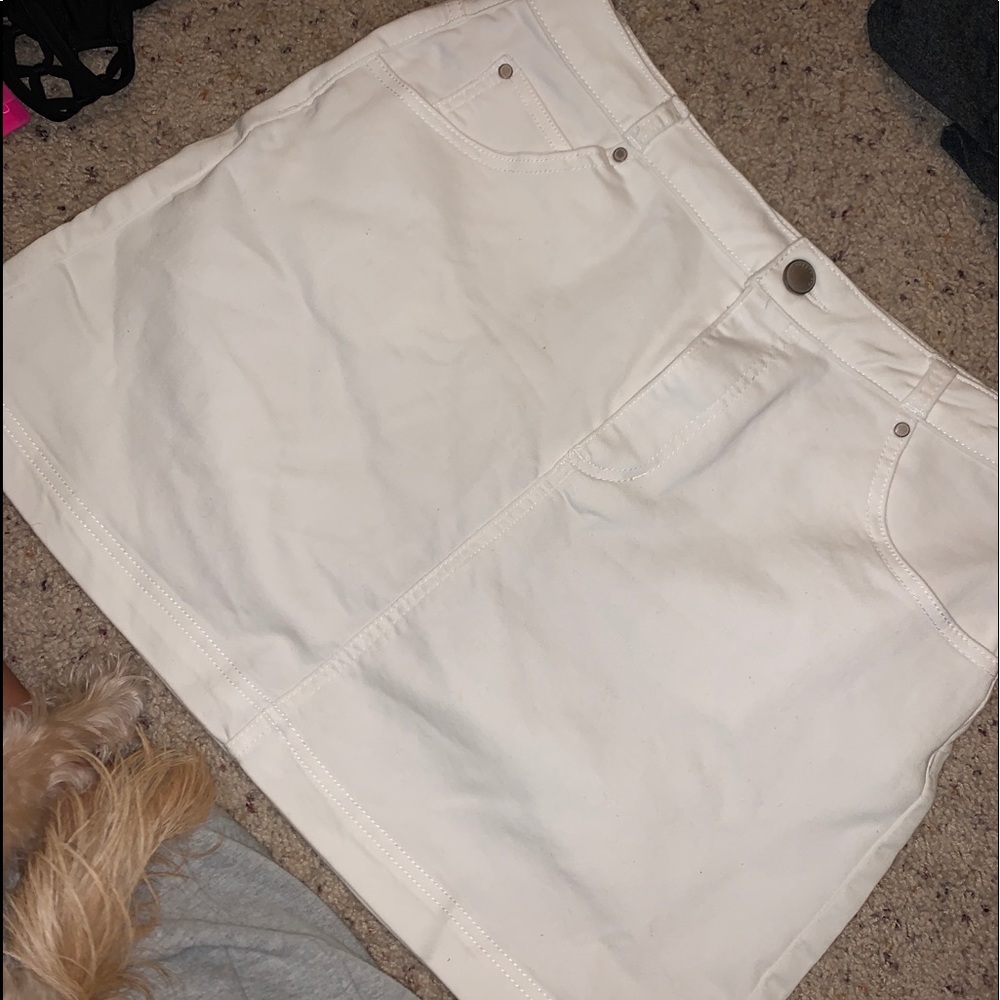 White skirt worn once!
